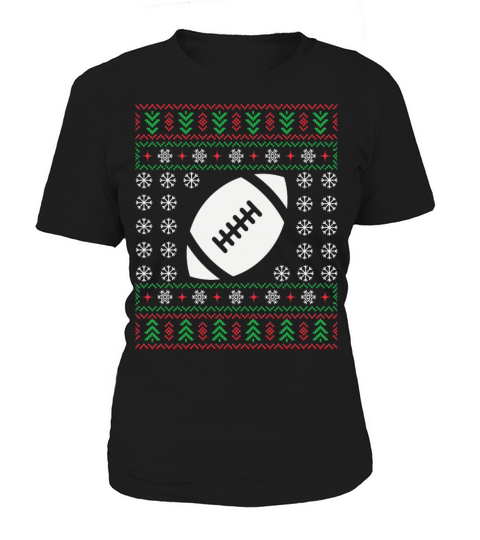 American Football Christmas Ugly Design Women's T-Shirt