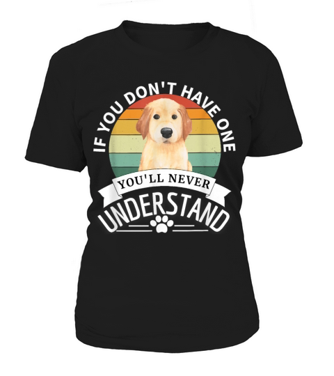 Golden Retriever Retro Vintage T Shirt Women's T-Shirt