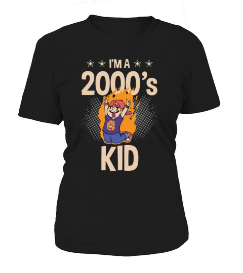 Im A 2000s Kid Decade 2000 Era Millenium Vintage Women's T-Shirt
