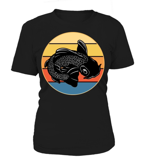 Japanese Koi Fish Vintage Retro Sunset Women's T-Shirt