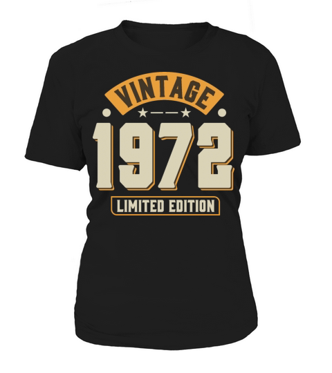 Vintage 1972 50th Birthday Fiftieth Gift Women's T-Shirt