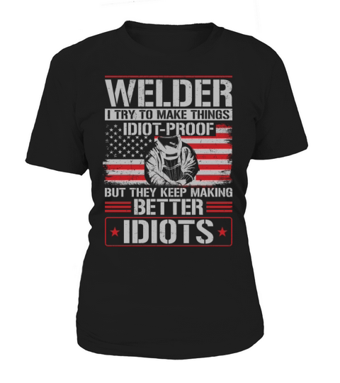Welder Welding Vintage American Women's T-Shirt