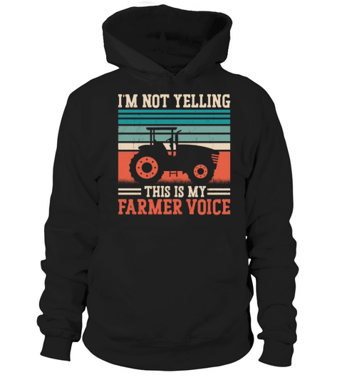 Farming Farmer Vintage Tractor Hoodie Unisex