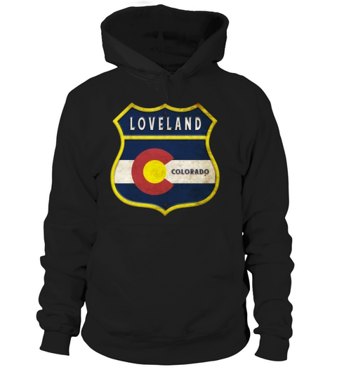 Loveland Colorado crest design Hoodie Unisex