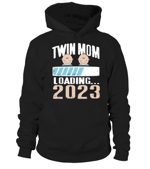 Womens Twin Mama Twin Mom to Be Pregnancy Hoodie Unisex