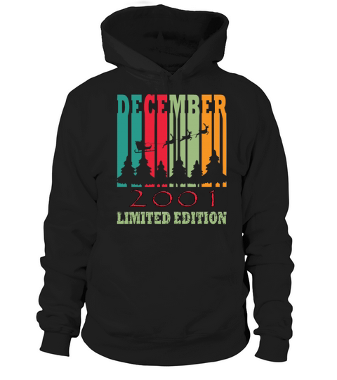 Year of construction 2001 December born gift idea Hoodie Unisex
