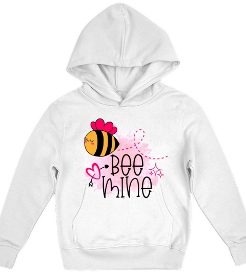 Bee Mine Cute Valentines Day Gifts630 Kids Hoodie