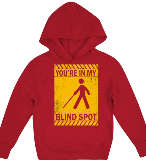 Blind Blindness Awareness Visually Impaired People Kids Hoodie
