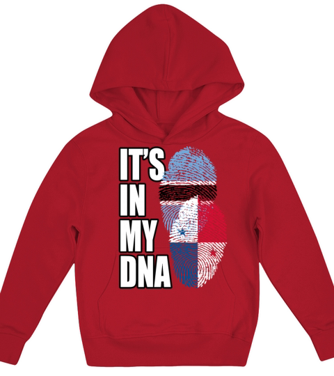 Botswana And Panamanian Mix Heritage DNA Flag Kids Hoodie
