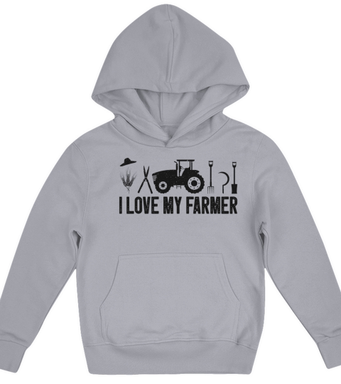 Farming Farmer Vintage Tractor I Kids Hoodie