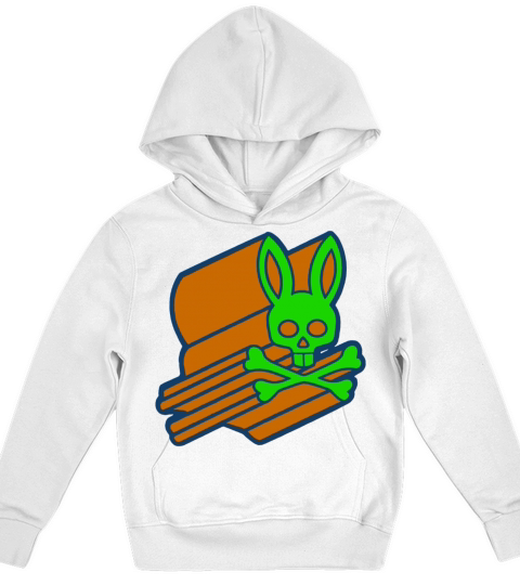 New 3D Bunny Psycho Horror Kids Hoodie