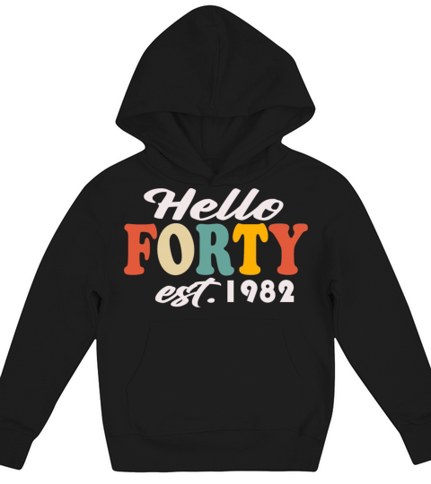 Original 1982 vintage born birthday gift Kids Hoodie