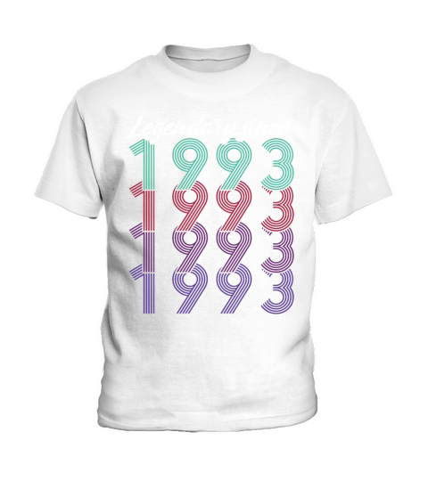 30th birthday vintage 1993 legendary since 1993 Kids T-Shirt
