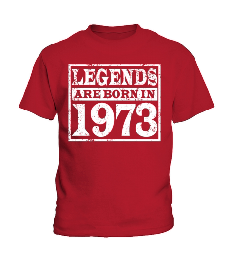 50th birthday vintage 1973 legends born in 1973 Kids T-Shirt