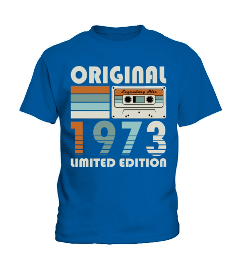 50th birthday vintage 1973 original 1973 Kids T-Shirt