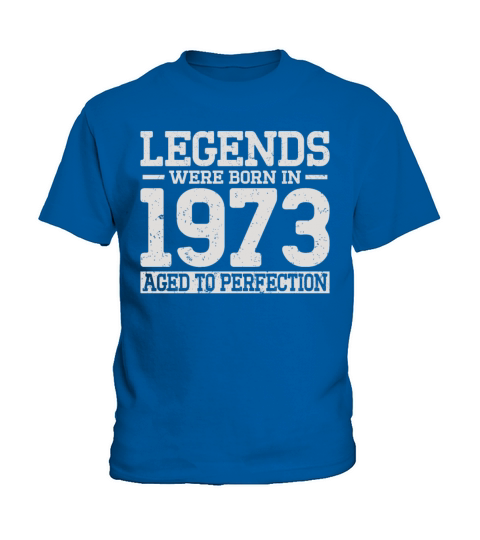 50th birthday vintage legends were born in 1973 Kids T-Shirt