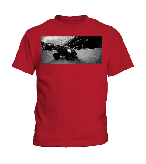 A Custom Cadillac Hobby RC Car in Snowy Mountains Kids T-Shirt