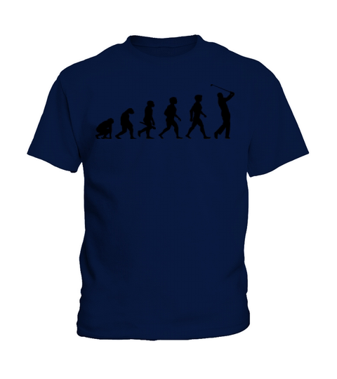 Evolution Golf Player Golfer Sports Game Kids T-Shirt