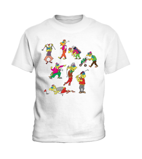 golf golfer golfen spielen player ball sports46 Kids T-Shirt