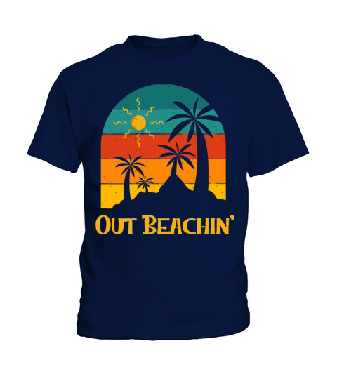 Out Beachin Kids T-Shirt