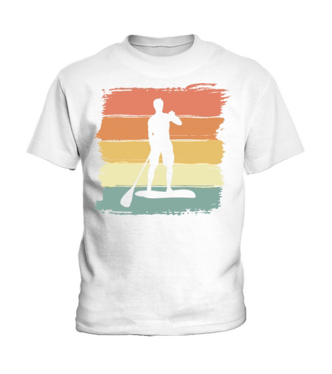 Paddleboard vintage retro paddleboard gift Kids T-Shirt