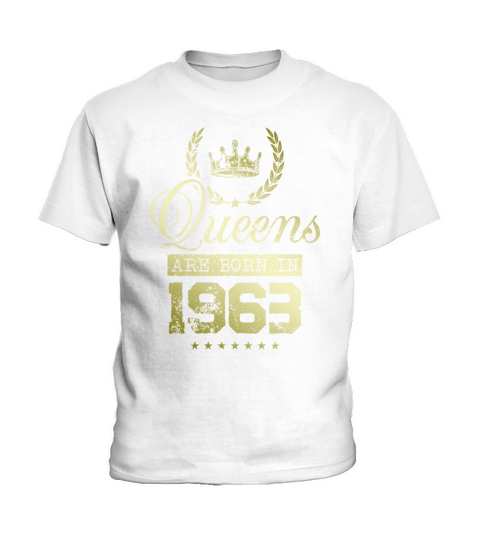 Queens born in 1963 Kids T-Shirt
