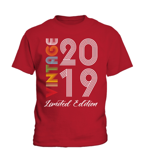 Vintage 2019 Vintage Birthday Retro Vintage Kids T-Shirt