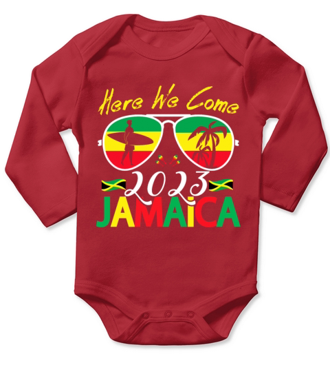 2023 Trip here we come Jamaica Vacation for Matchi Long Sleeve Baby One-Piece