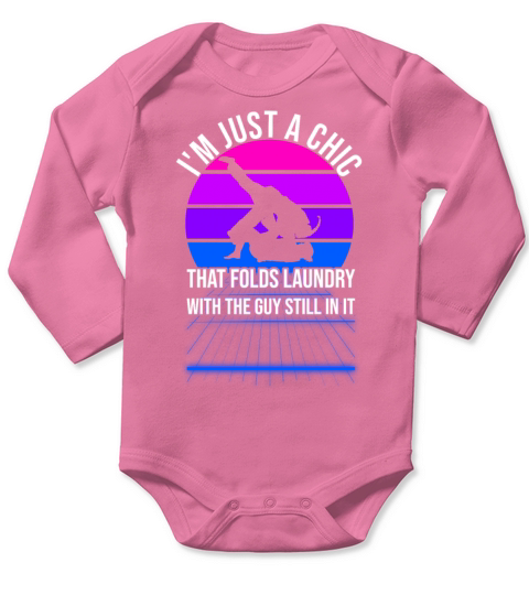 80s Brazilian Jiu Jitsu Quote For BJJ Women Long Sleeve Baby One-Piece