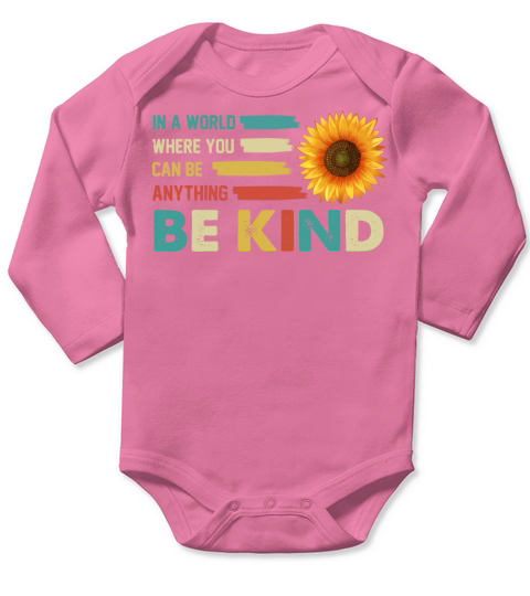 A World Where You Can Be Anything Vintage Long Sleeve Baby One-Piece