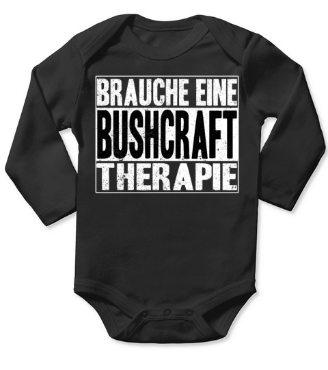 Bushcraft Therapy Forest Saying Outdoor Long Sleeve Baby One-Piece