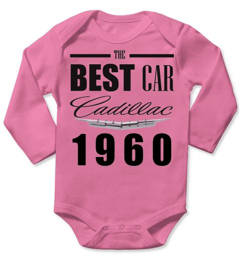 Cadillac Vintage Long Sleeve Baby One-Piece