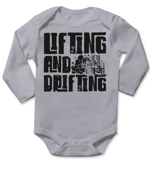 Certified Forklift Truck Operator Long Sleeve Baby One-Piece