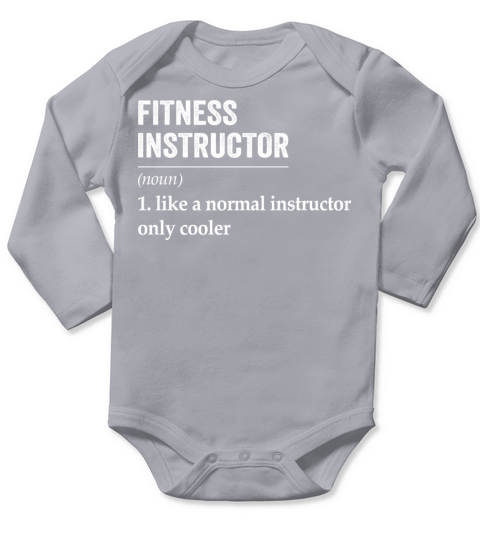 Fitness Instructor Definition Long Sleeve Baby One-Piece