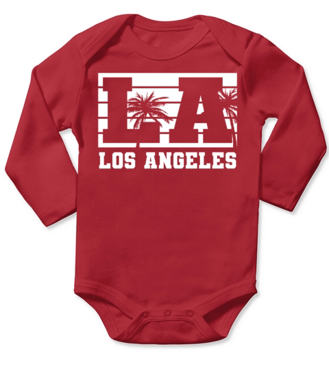 Los Angeles LA California Gift Long Sleeve Baby One-Piece
