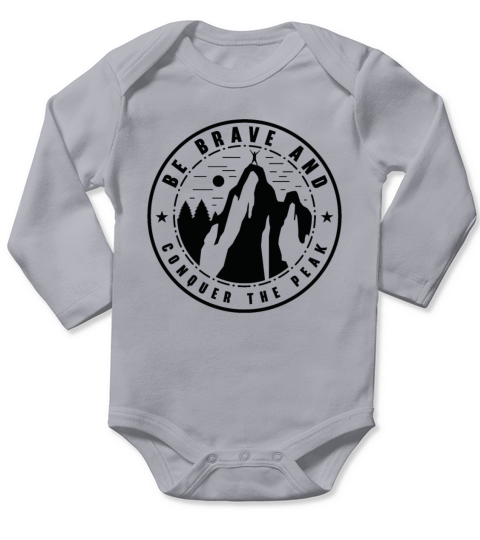 Nature Fan Success Entrepreneur Progress Wisdom Long Sleeve Baby One-Piece