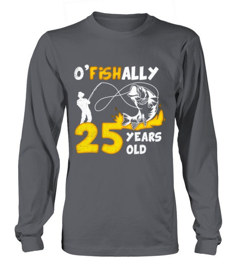 25th Birthday Fishing 1978 Vintage Fisherman Angle Long sleeved Unisex