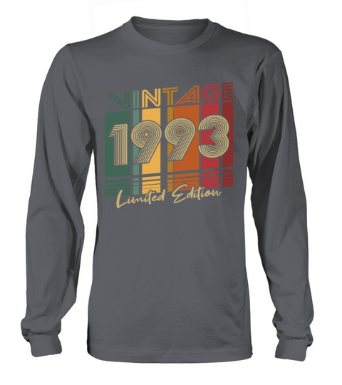 30th birthday vintage 1993 limited edition Long sleeved Unisex