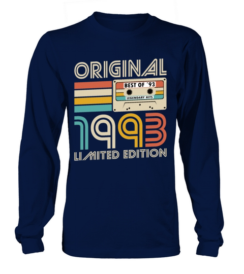 30th birthday vintage 1993 original 1993 Long sleeved Unisex