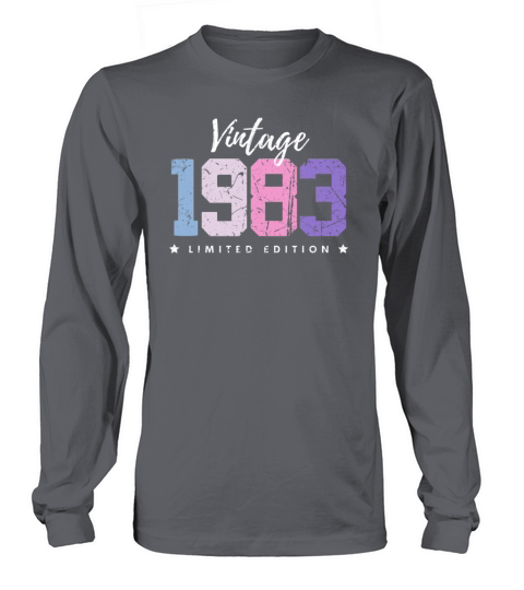 40 Years Vintage 1983 Retro 40th Birthday Long sleeved Unisex