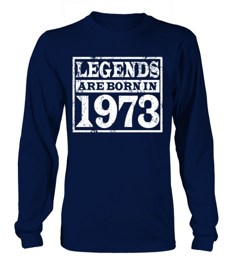 50th birthday vintage 1973 legends born in 1973 Long sleeved Unisex