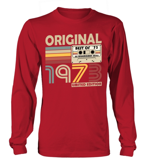 50th birthday vintage 1973 original 1973 Long sleeved Unisex