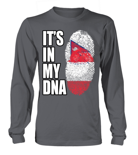 Austrian And Nepalese Mix DNA Flag Heritage Long sleeved Unisex