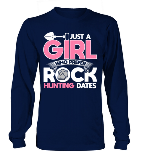 Just A Girl Who Prefer Rock Hunting Dates Long sleeved Unisex