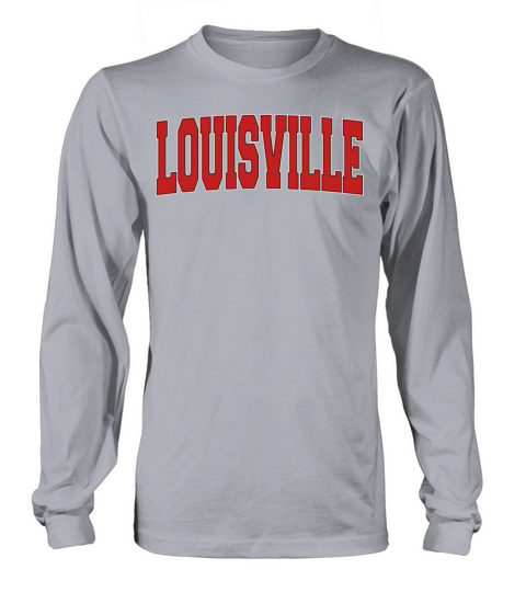 Louisville Ky Kentucky Varsity Style Usa Vintage S Long sleeved Unisex