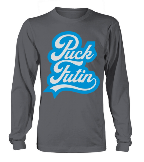 puck futin logo design Long sleeved Unisex