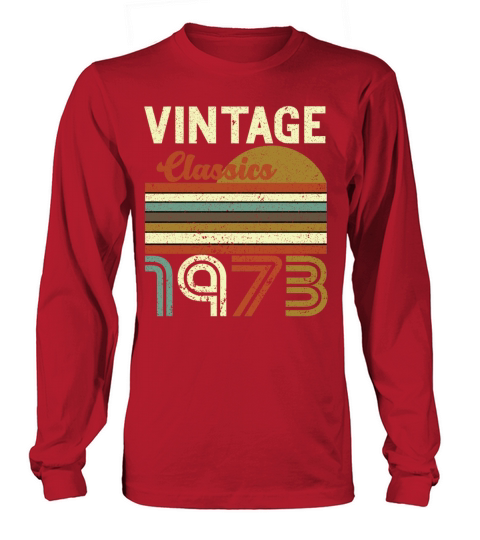 Vintage Classics 1973 Long sleeved Unisex