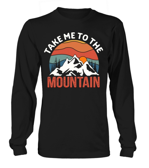Vintage Mountains Climber Hiker Long sleeved Unisex