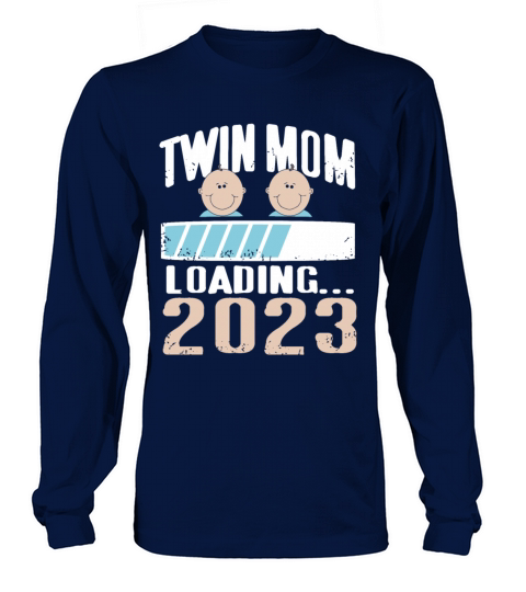 Womens Twin Mama Twin Mom to Be Pregnancy Long sleeved Unisex