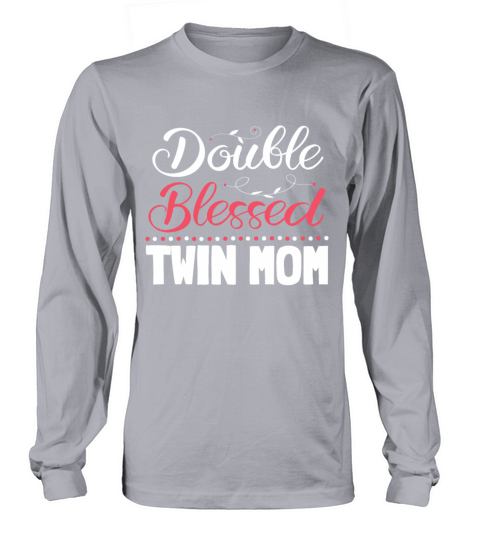 Womens Twin Mama Twin Mom to Be Pregnancy Long sleeved Unisex